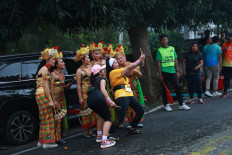 Runners also took the opportunity to immerse themselves in the beauty of Bali through the panoramic landscape and the local inhabitants.